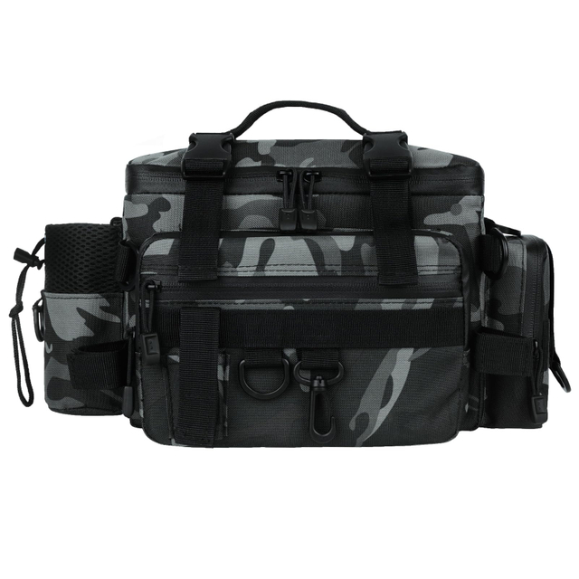 Balıkçı Tackle Bag Sling Balıkçılık Depolama Paketi Çubuk Tutucu 