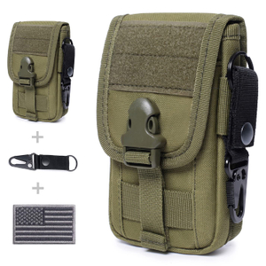 Tactical Molle Phone Pouch EDC Cellphone Holder Smartphone Organizer Bag #PU032