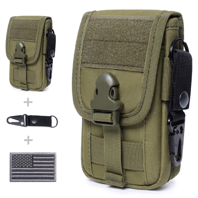 Tactical Molle Phone Pouch EDC Cellphone Holder Smartphone Organizer Bag #PU032