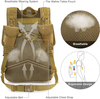 Uitbreidbare tactische rugzak 45L-50L Army Molle Assault-rugzak #5151