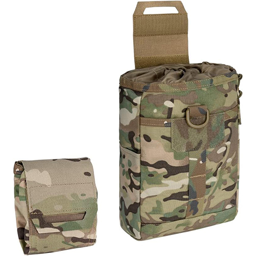 Tactical Pouches Drawstring Mag Pouches ສາມາດພັບໄດ້ສໍາລັບຖົງຂີ້ເຫຍື້ອພັບໄດ້ #981